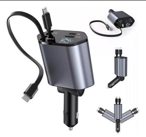 cargador retractil para auto