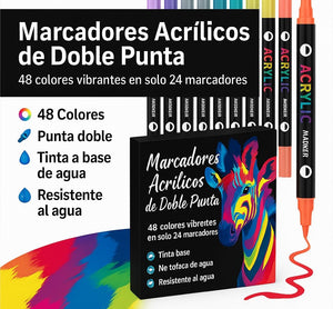 PLUMONES ACRILICOS INDELEBLES